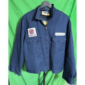 Vintage Northwest Orient Airlines Employee Transportation Agent Jacket Size L